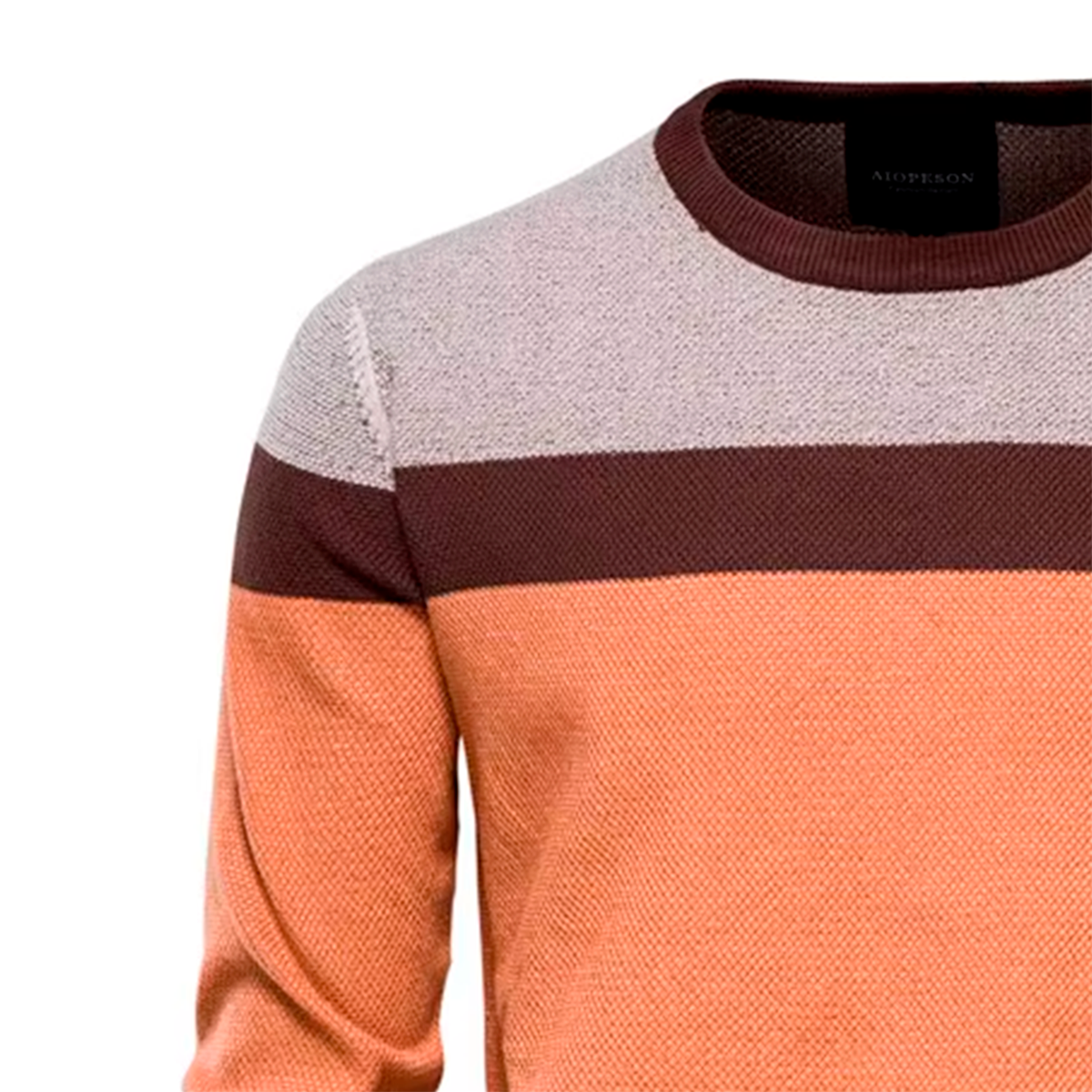 Tricolor Knitted Sweater